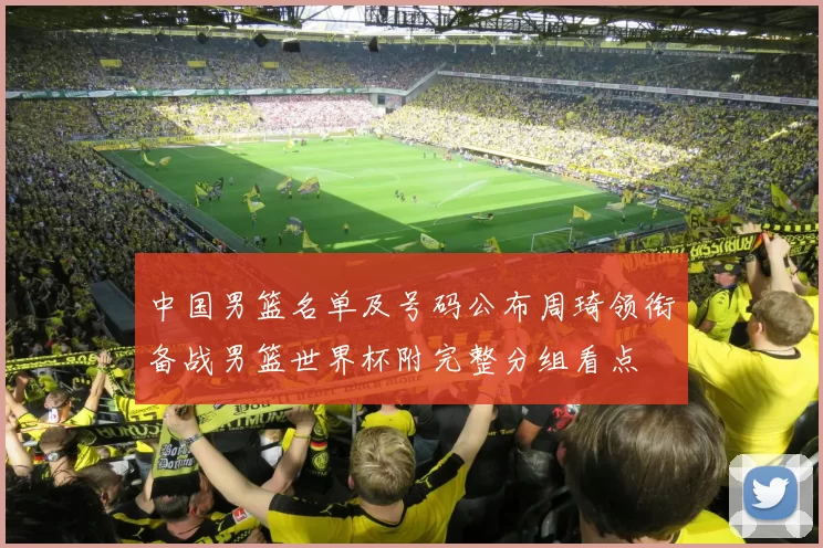 中国男篮名单及号码公布周琦领衔备战男篮世界杯附完整分组看点