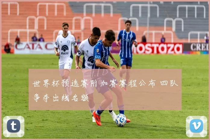世界杯预选赛附加赛赛程公布 四队争夺出线名额
